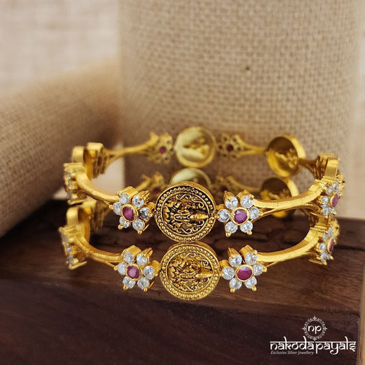 Lakshmi Coin 3D Bangles (Gk2764)