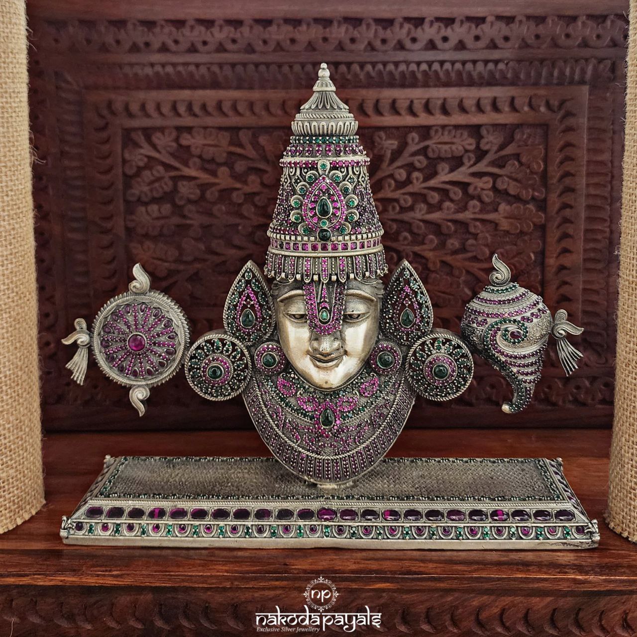 Stones Decor Venkateshwara Idol (Aa01225)