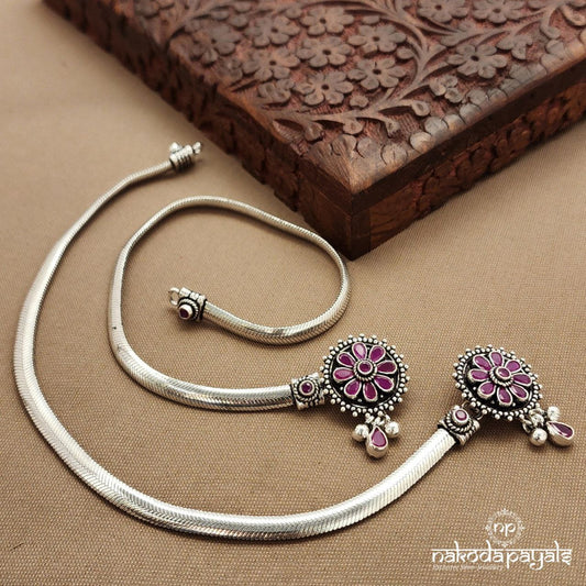 Pink Circular Anklets (A6813)