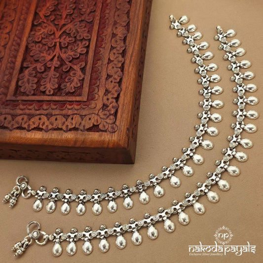 Exquisite Floral Drop Anklets (A7125)