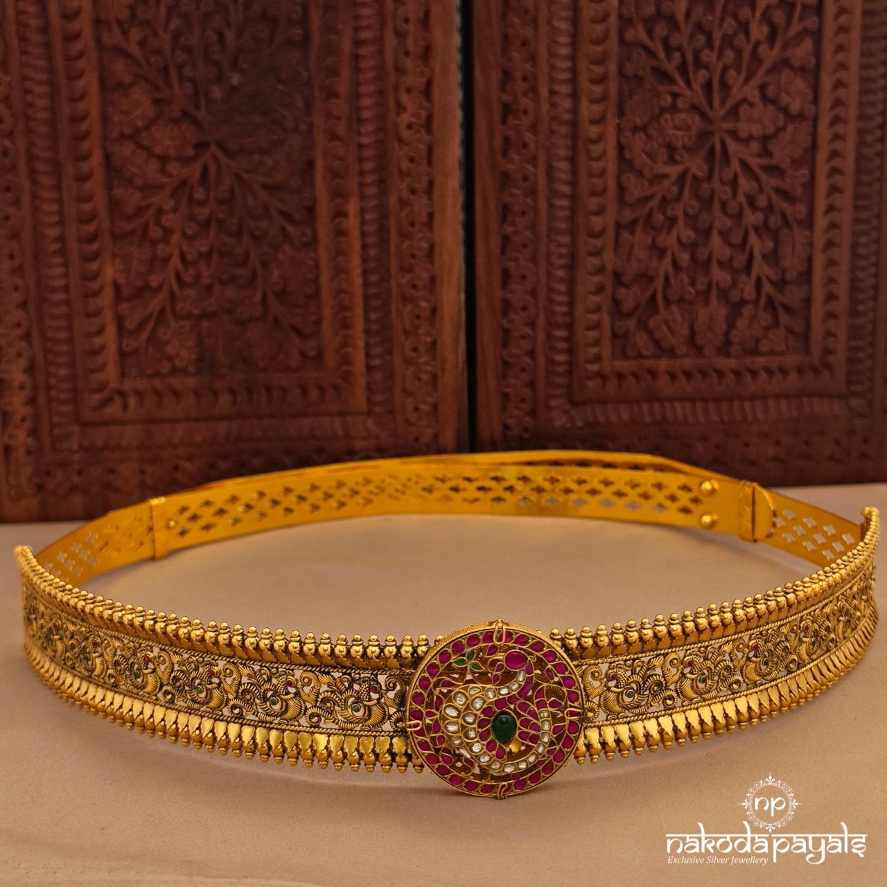 Pink Peacock Waistbelt (D0275)