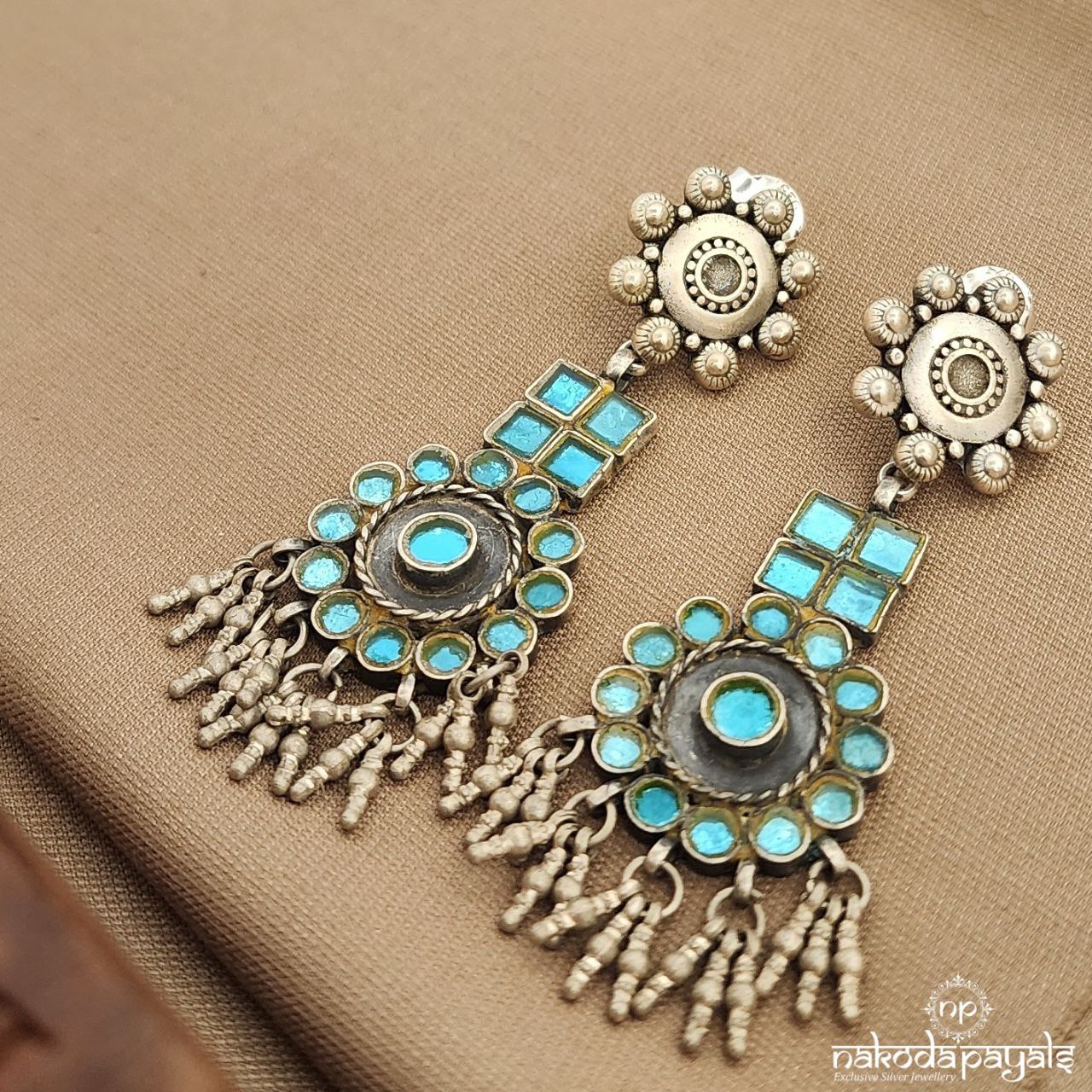 Sky Blue Glass Hangings (C3768)