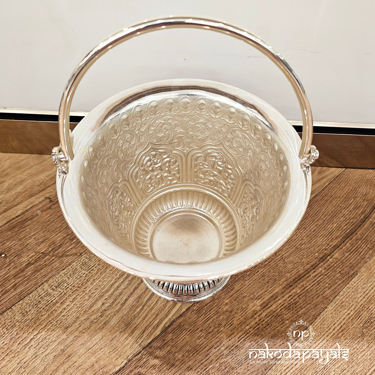 Intricately  Worked Pooja Bucket (Aa2010)