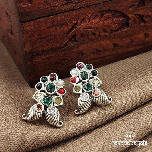 Navaratna Mango Studs (S9590)