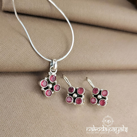 Pink Pendant Set (N11523)
