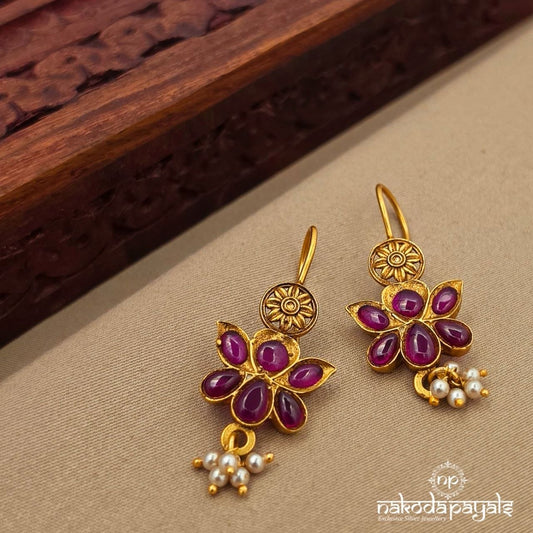 Red Lotus Pearl Hanging (Ge10789)