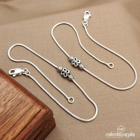 Graceful Ball Movable Anklets (A6541)