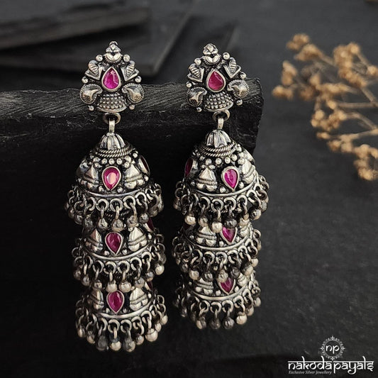 Sweetheart Pink DueGleam Jhumka (J1100)
