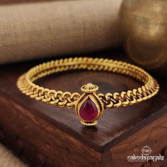 Red Drop Linked Kada (2.6)(Gk3047)