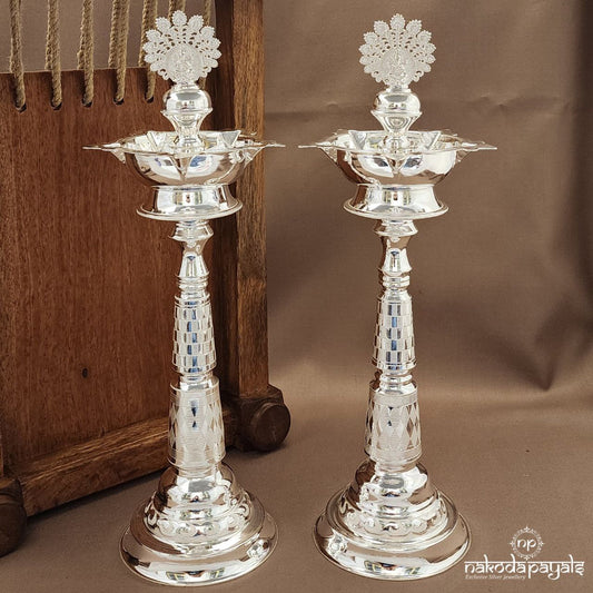 Peacock Featherlite "11.5 Inch " Deepam Pair (Aa2321)