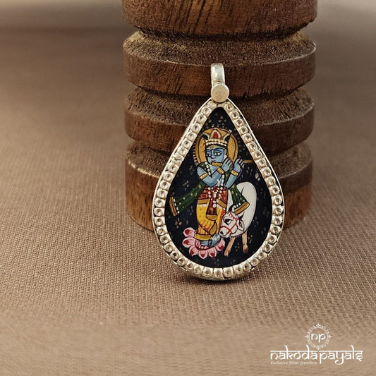 Krishna Painted Pendant (P2486)