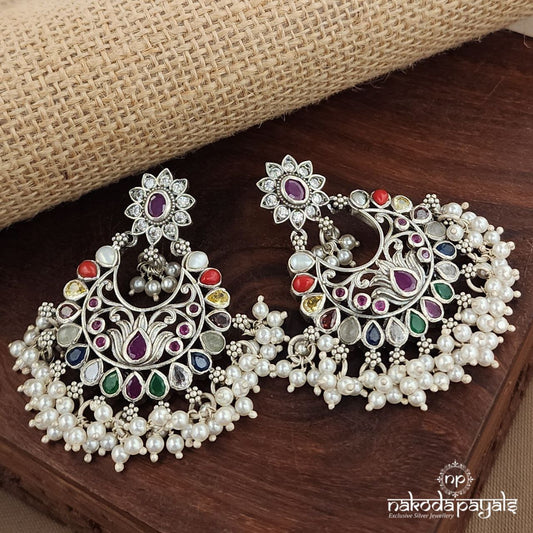 Navaratna Guttapusalu Earrings (C3736)