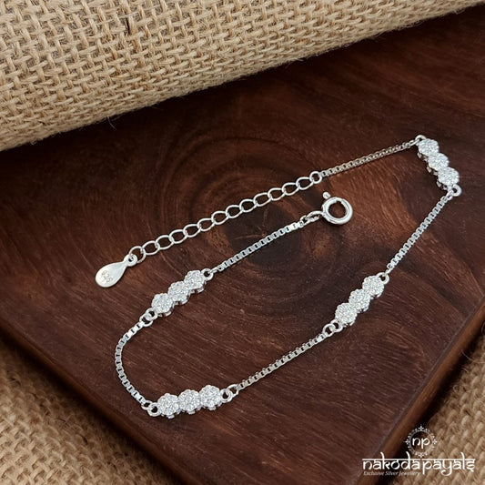 CZ White Bracelet (Br1695)