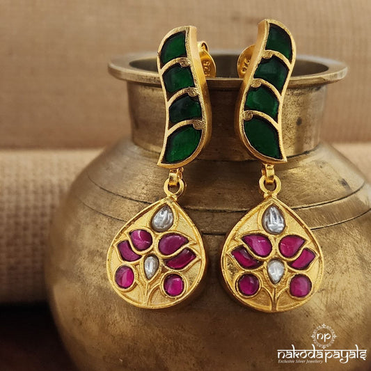 Kemp Kundan Earrings (Ge9069)