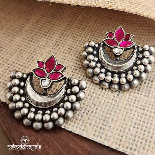 Lotus Kundan Chandbali (S3551)