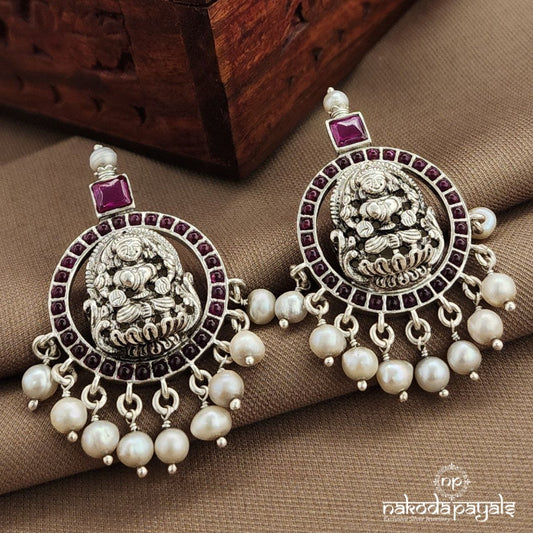 Lakshmi Pearled Drop Earrings (C3912a)