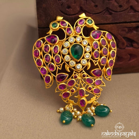 Pink Gandaberunda Pearl Pendant (Gp2505)