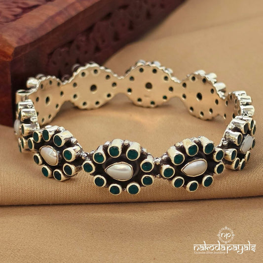 Green Pearled Kada (2.4) (K6286)