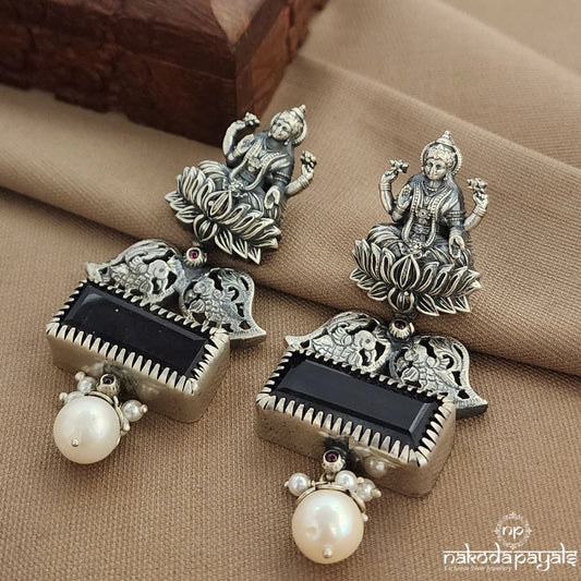 Amethyst Rectangular Earrings (C3846)