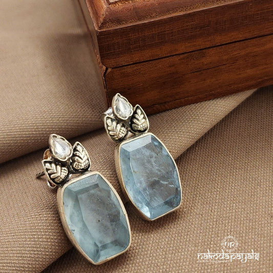 Blue Unique Studs (S3891)