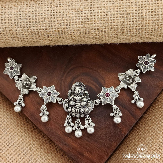 Pretty Flower Lakshmi Choker (N10839)