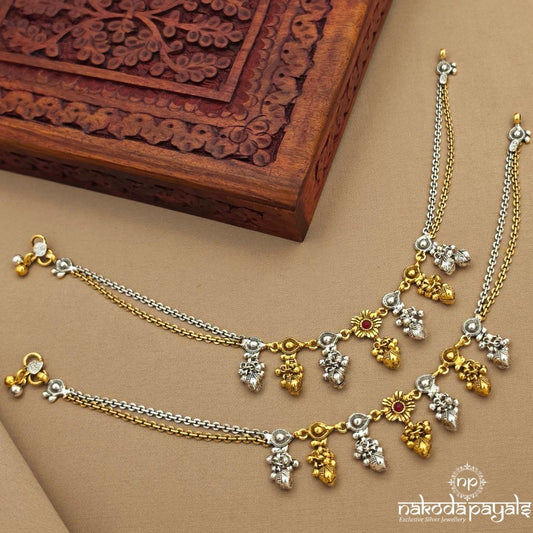 Eye-catching Floral Dual Tone (A7031)