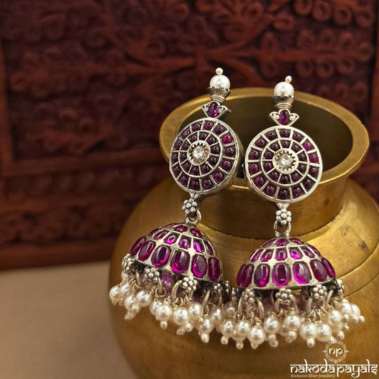 Pinkish Pearl Jhumka (J1891)