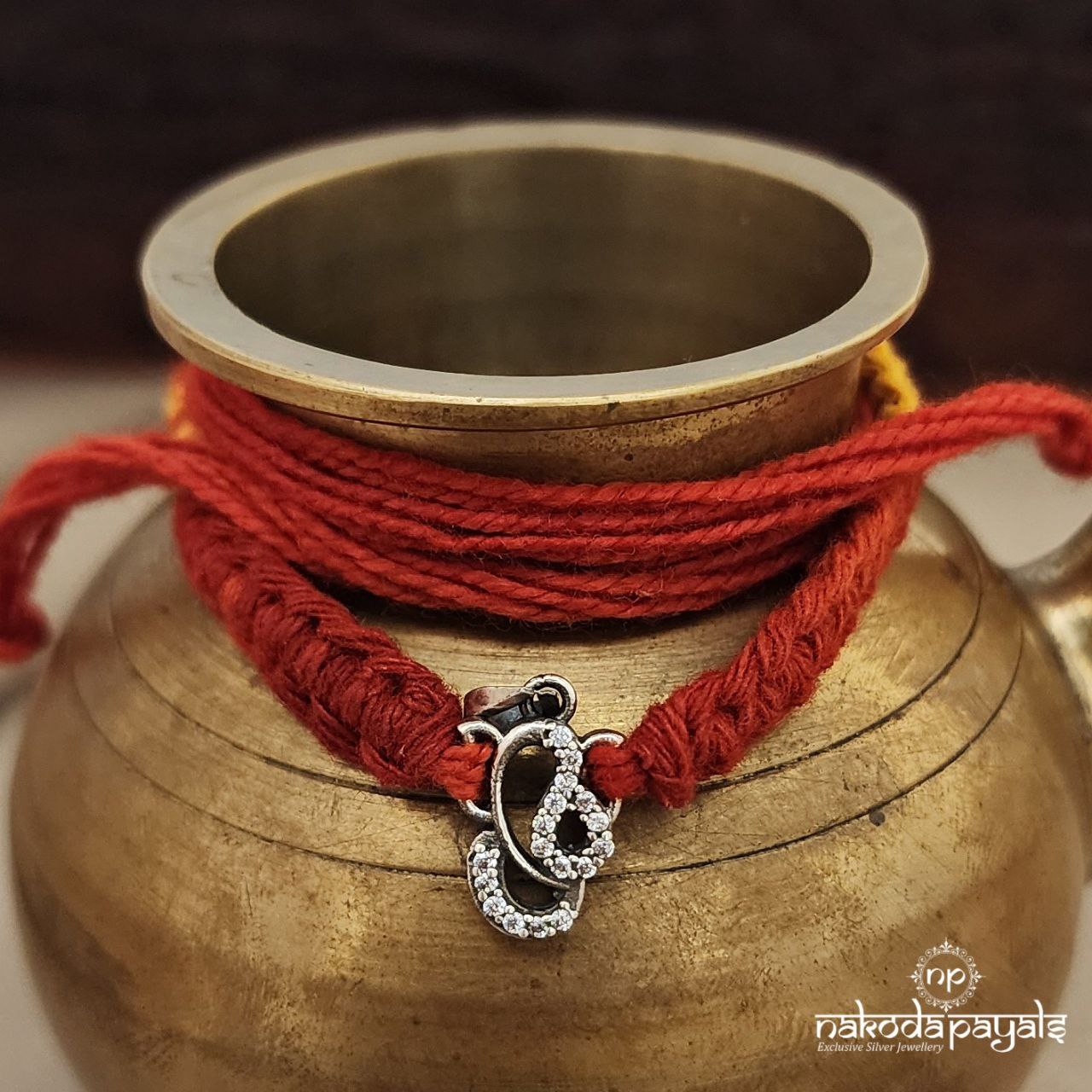 Ganesha pendant Rakhi (R5669)