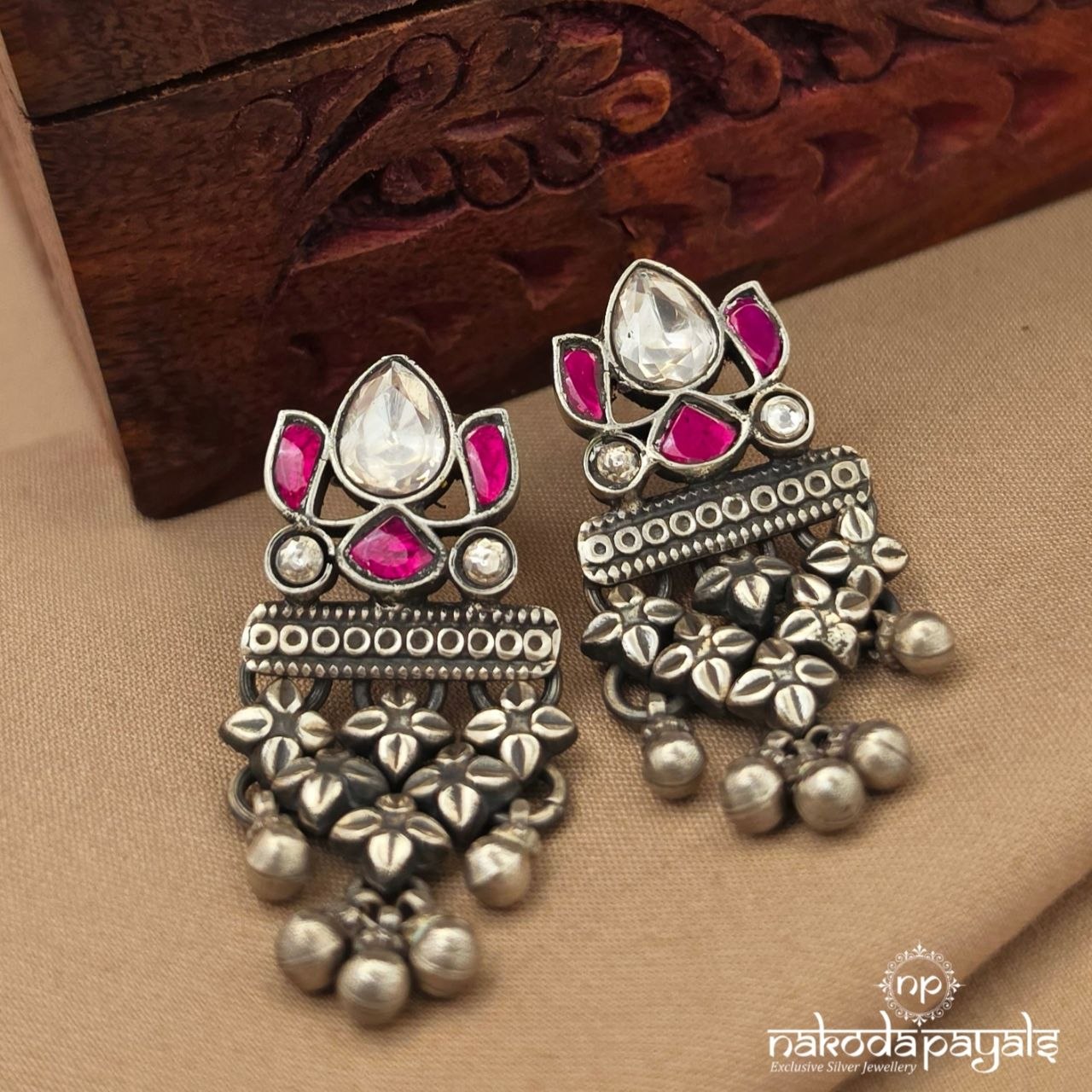Floral Lotus Chandbali (C4219)