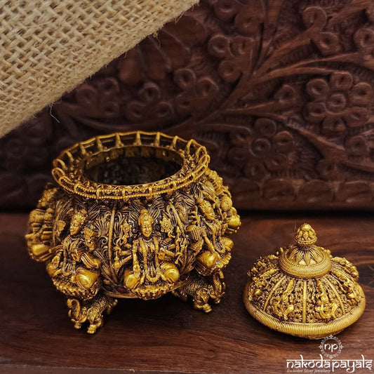 Super Crafted Lakshmi KumKum Box (Aa1418)