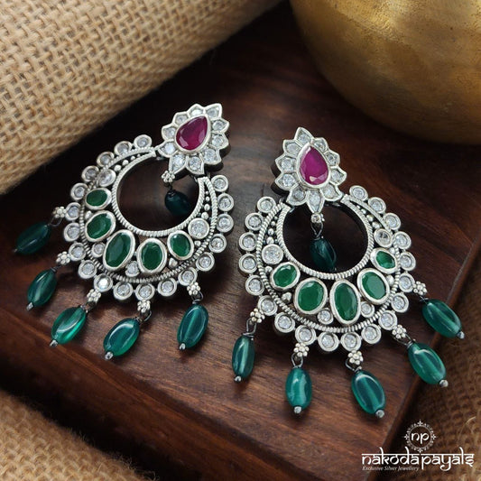 Green Drop Earrings (C3353)