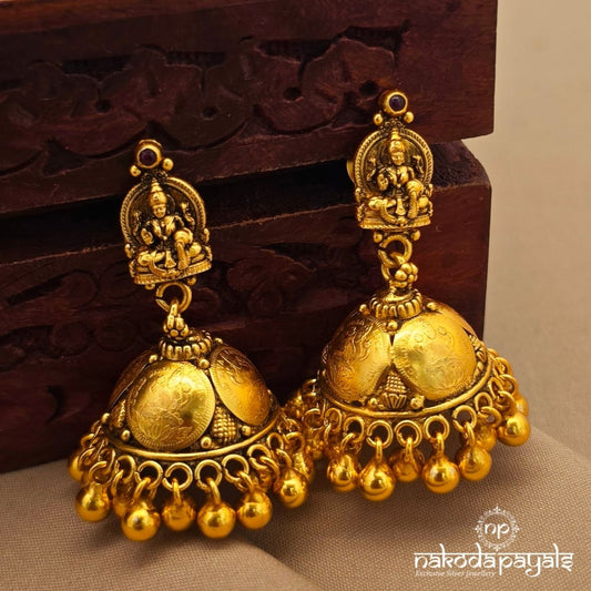 Traditional Lakshmi Jhumka (Ge10722)