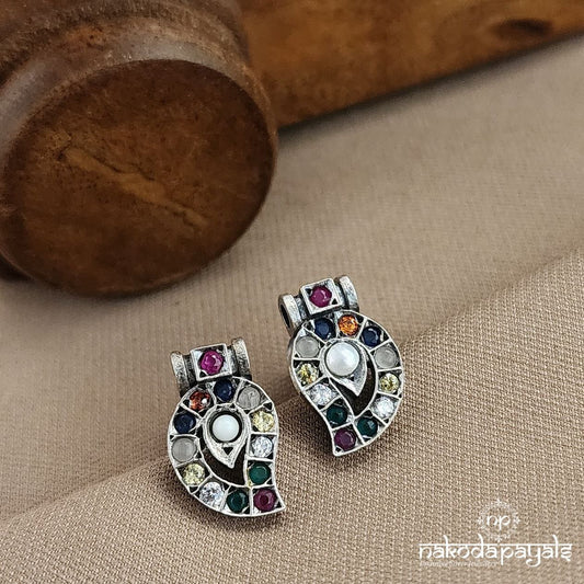 Navarathna Mango Studs (S3625a)