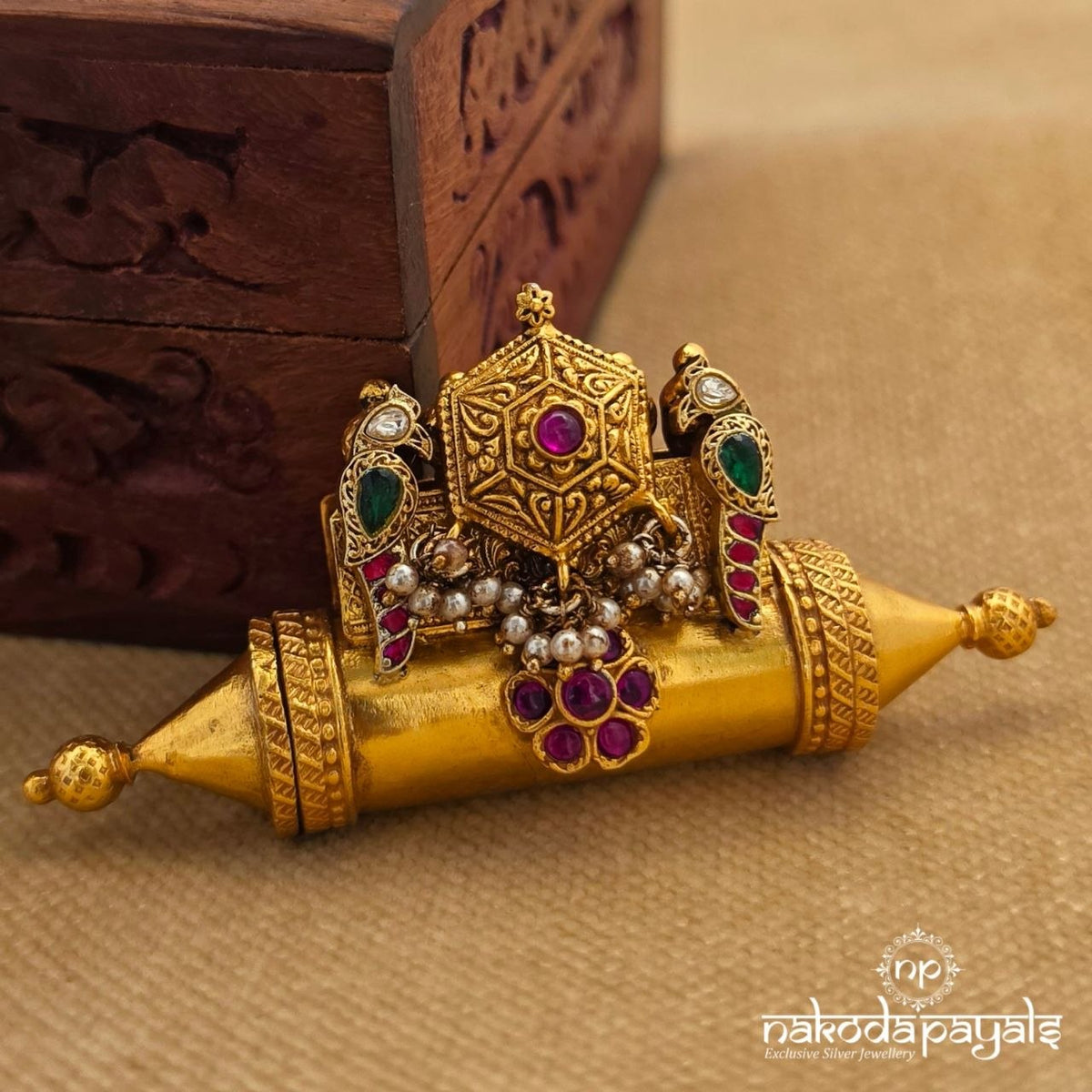 Majestic Peacock Tabji Pendant (Gp2633)