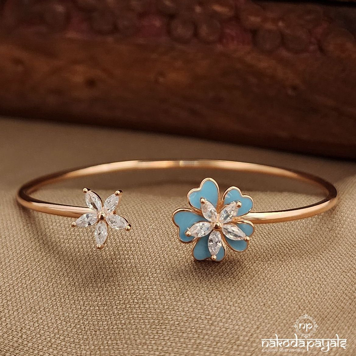 Sweetheart Blue Adjustable Kada (St3868)