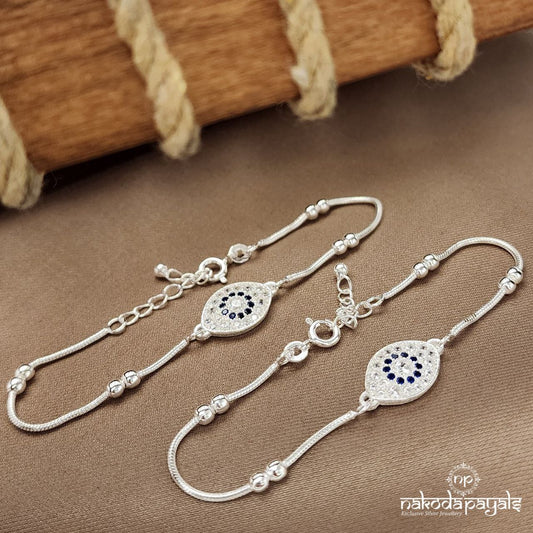 Blue Eyes Kids Anklets (Ka9407)