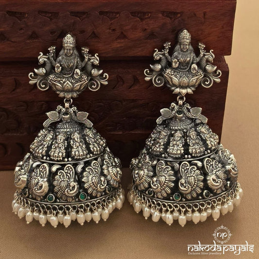 Nakash Lakshmi  Peacock Jhumka (J1689)