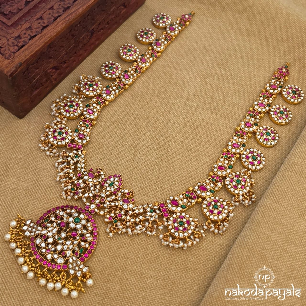 Bridal Kundan Traditional Neckpiece (Gn10526)