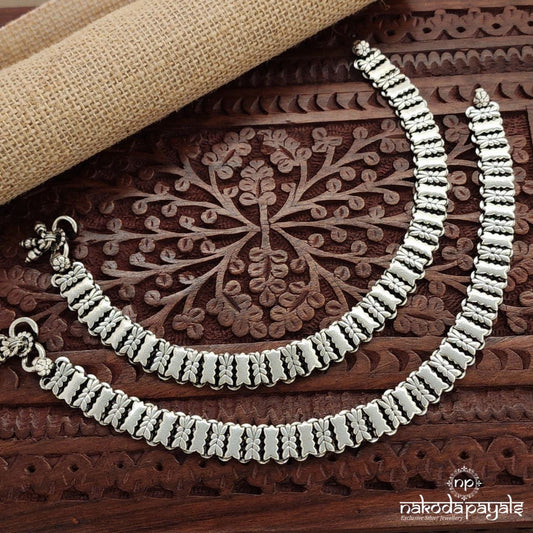 Unique Stamped Anklets (A6458)