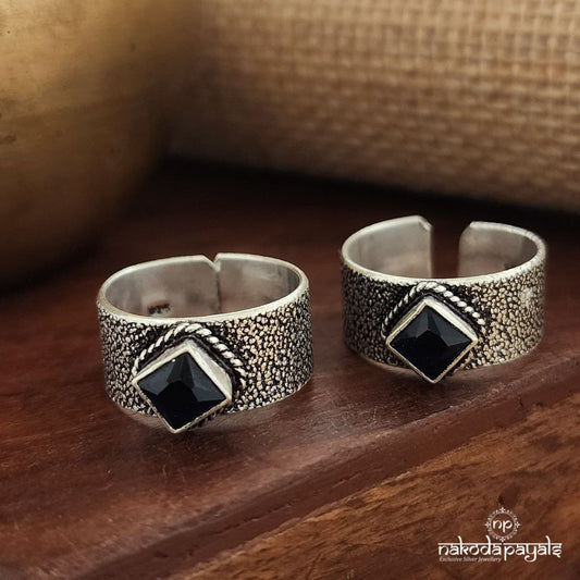 Blue Squarish Toebands (T4556)