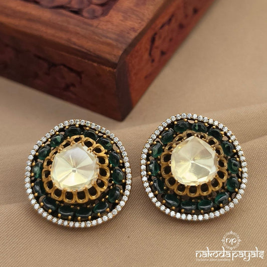 Cutsy Moissanite Studs (Ge10974)