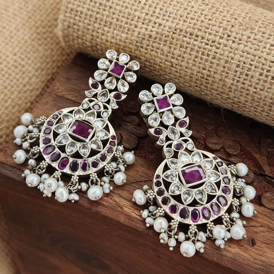 Pretty Ruby Earrings (C8175)