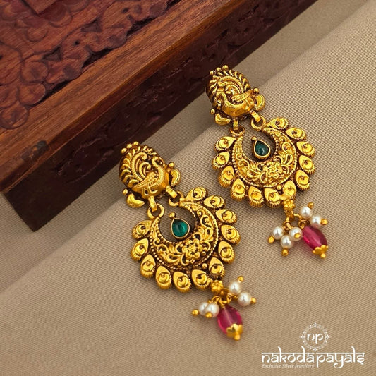 Endearring Green Chandbali (Ge10909)