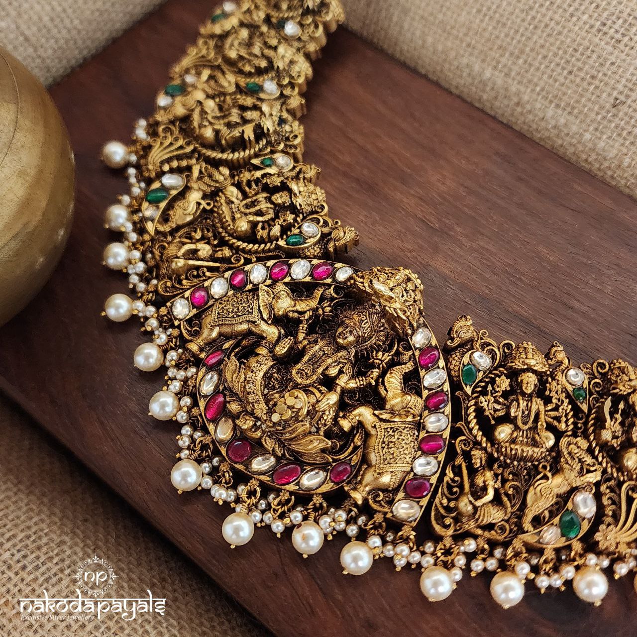 Lord Lakshmi Neckpiece (Gn8447)