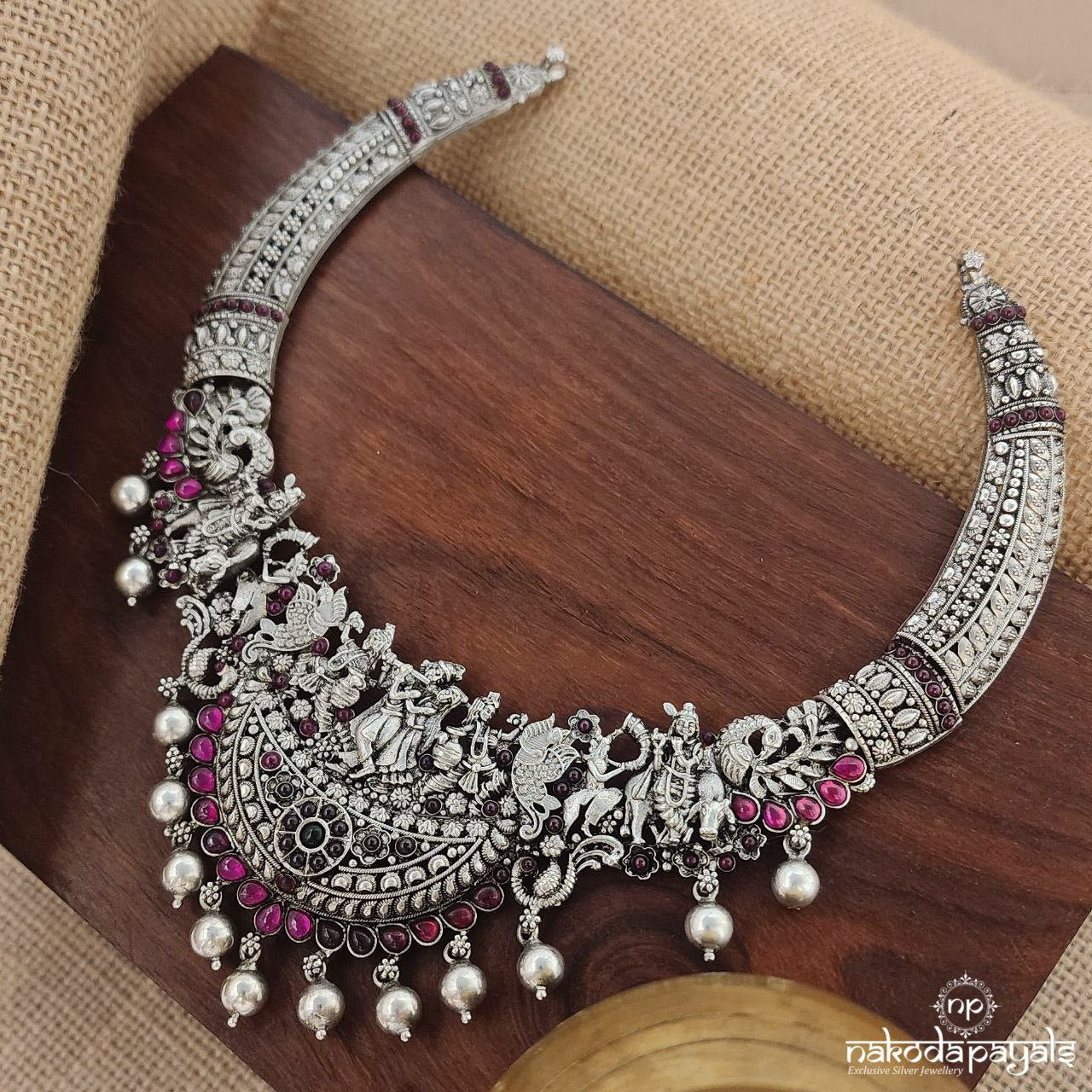 Goddess Krishnan Pink Hasli  (N10693)
