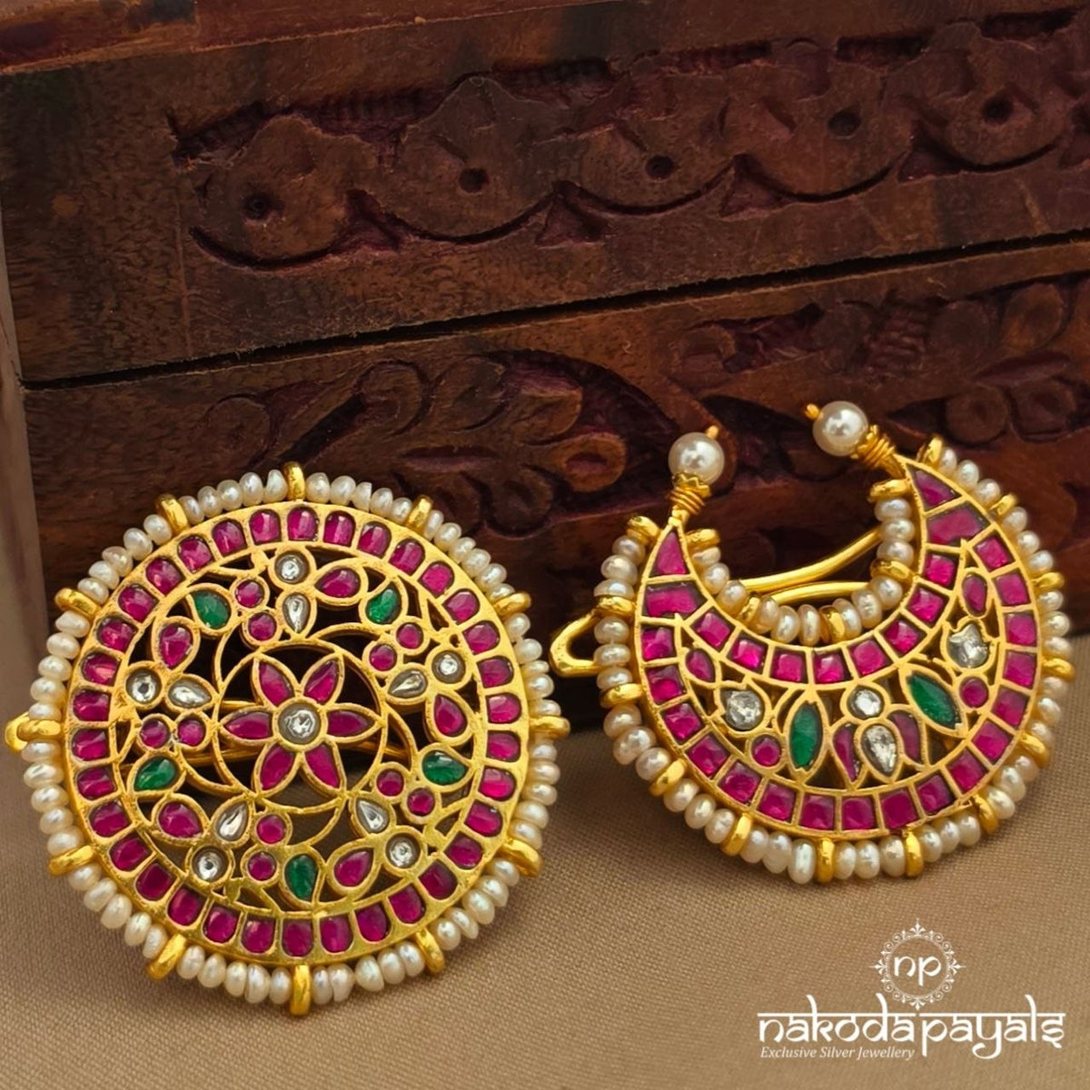 Stunning Kundan Surya Chandra (Ha0170)