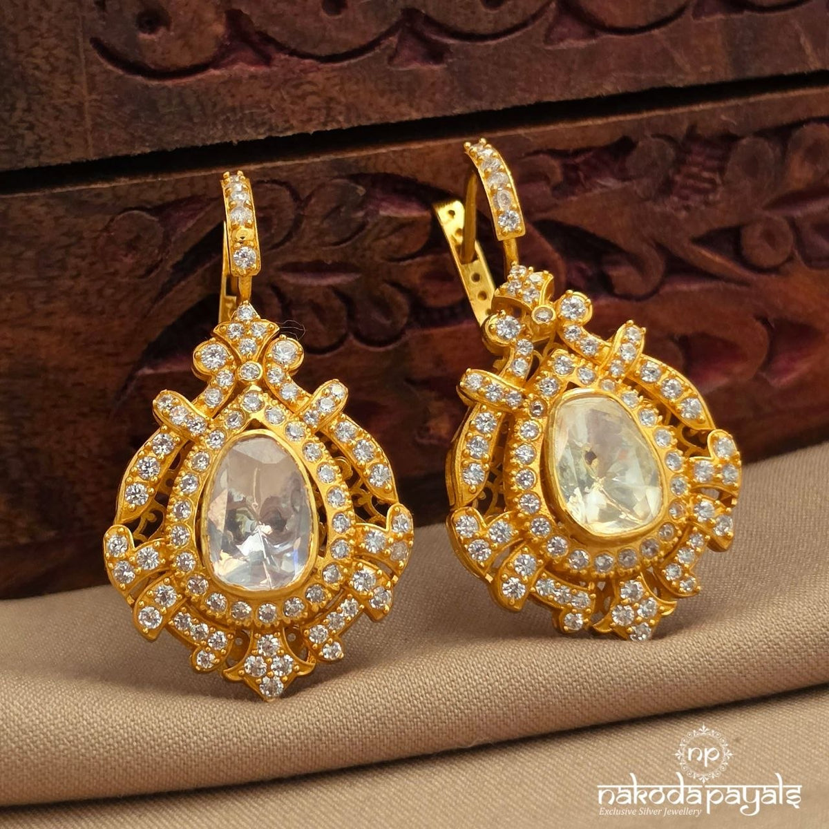 Gorgeous Moissanite Earrings (Ge11434)