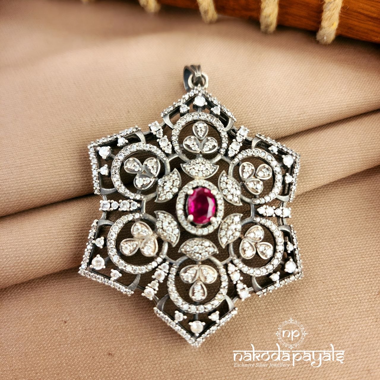 Ruby Red Pendant (P2576)