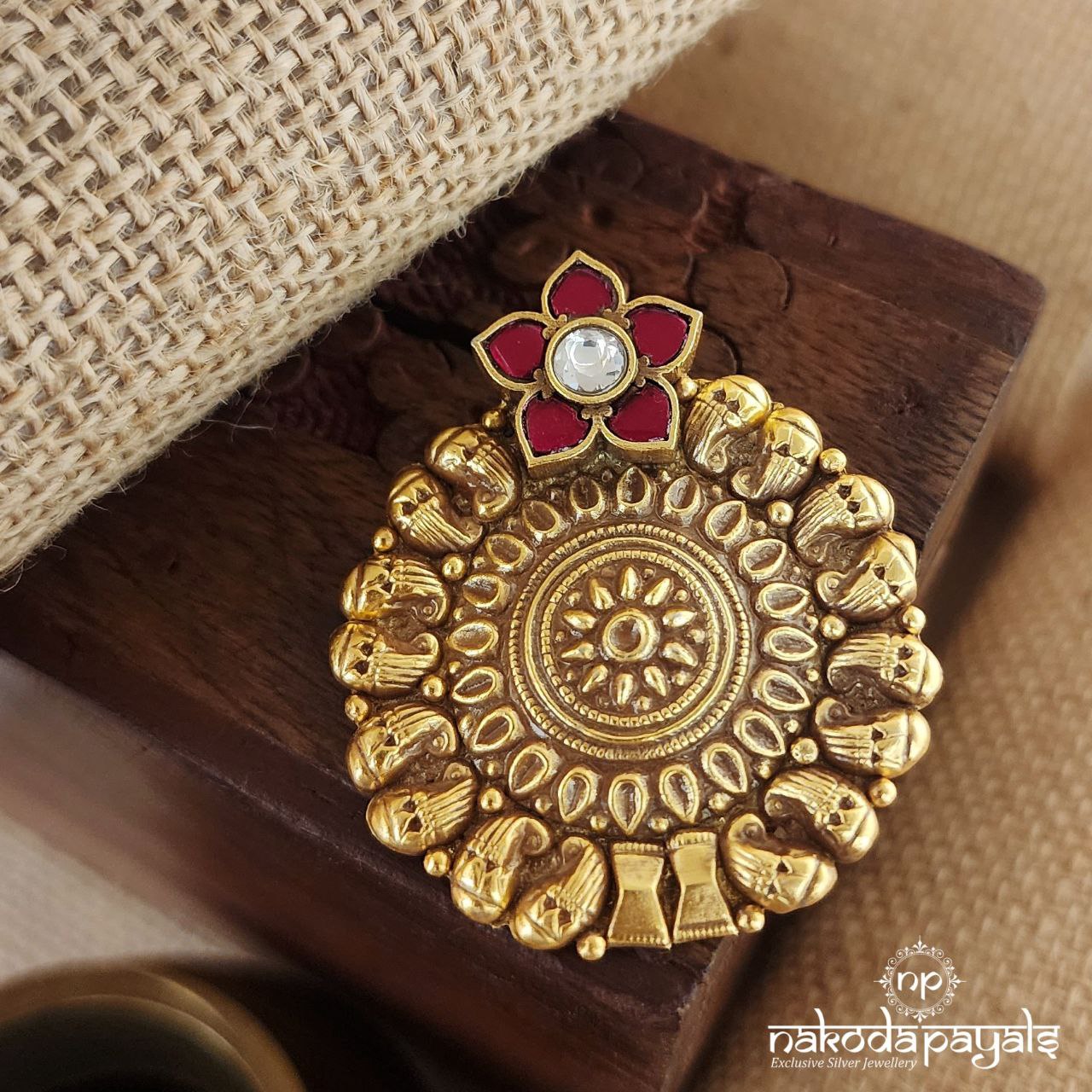 Mango Kundan Pendant (Gp1959)