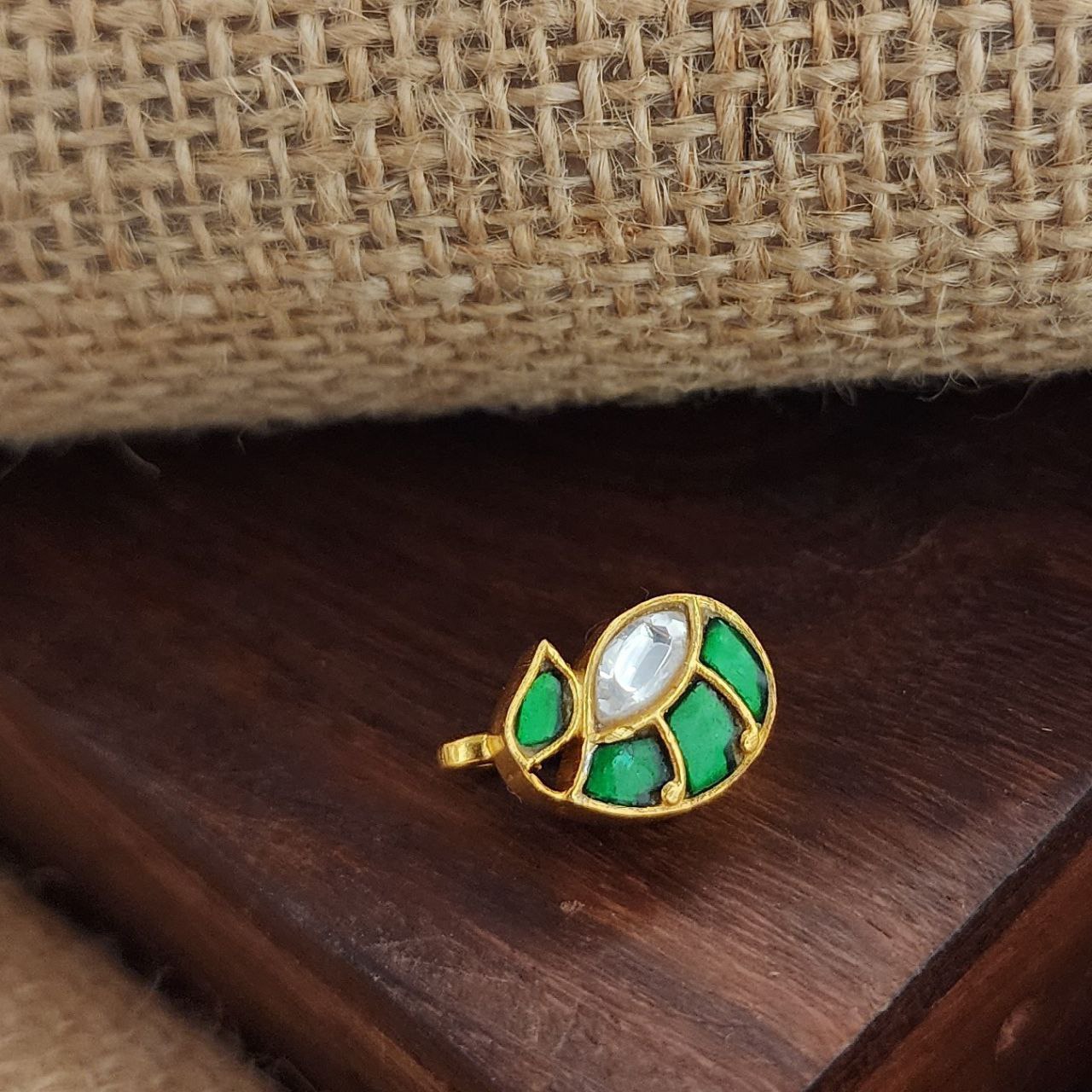 Kundan Clipon Nosepin (Np720)